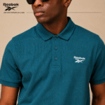 تیشرت مردانه ریباک مدل Reebok Blaze Embroidered SS Polo Shirt Retro Teal 200117