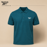 تیشرت مردانه ریباک مدل Reebok Blaze Embroidered SS Polo Shirt Retro Teal 200117 - Image 3