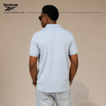 تیشرت مردانه ریباک مدل Reebok Blaze Embroidered SS Polo Shirt Retro Teal 200118 - Image 4