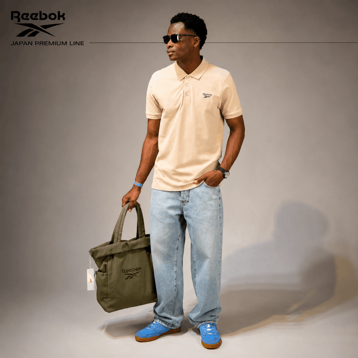 reebok-blaze-embroidered-ss-polo-shirt-retro-teal-200119-1 تیشرت مردانه ریباک مدل Reebok Blaze Embroidered SS Polo Shirt Retro Teal 200119 - Image 1
