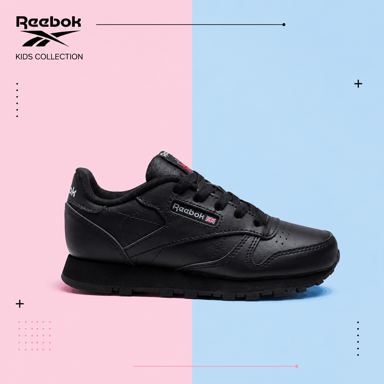 reebok-cl-leather-kids-100000116-1 کفش بچگانه ریباک مدل Reebok CL Leather Kids 100000116 - Image 1
