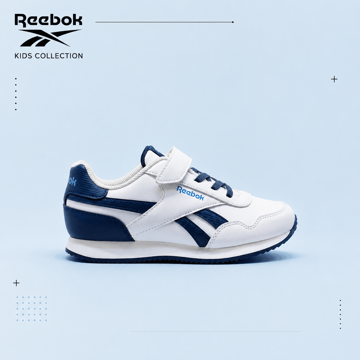 reebok-classics-royal-cl-jog-kids-100074580-1 کفش بچگانه پسرانه ریباک مدل Reebok Classics Royal CL Jog Kids 100074580 - Image 1