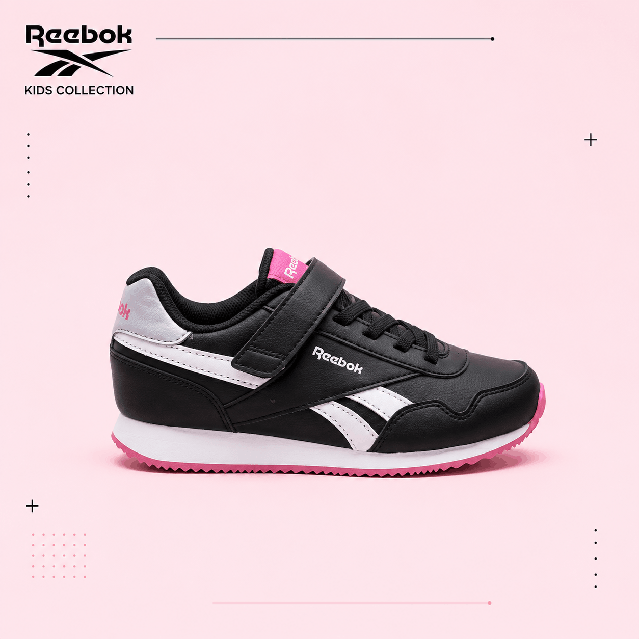 reebok-classics-royal-cl-jog-kids-100201653-1 کفش بچگانه دخترانه ریباک مدل Reebok Classics Royal CL Jog Kids 100201653 - Image 1