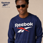 بلوز مردانه ریباک مدل Reebok Remi Big Logo Crew Neck LS Tee 200101 - Image 2